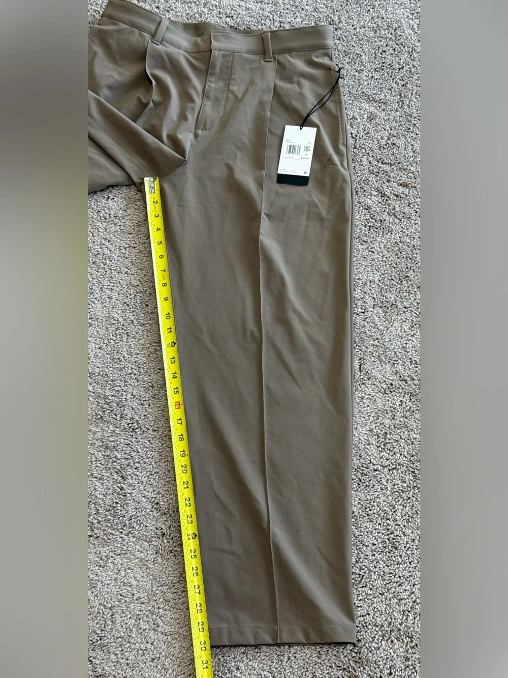 Jordan Sport Golf Pants Loose Fit Full Length Olive Gray HV4769-040 Mens Size 32